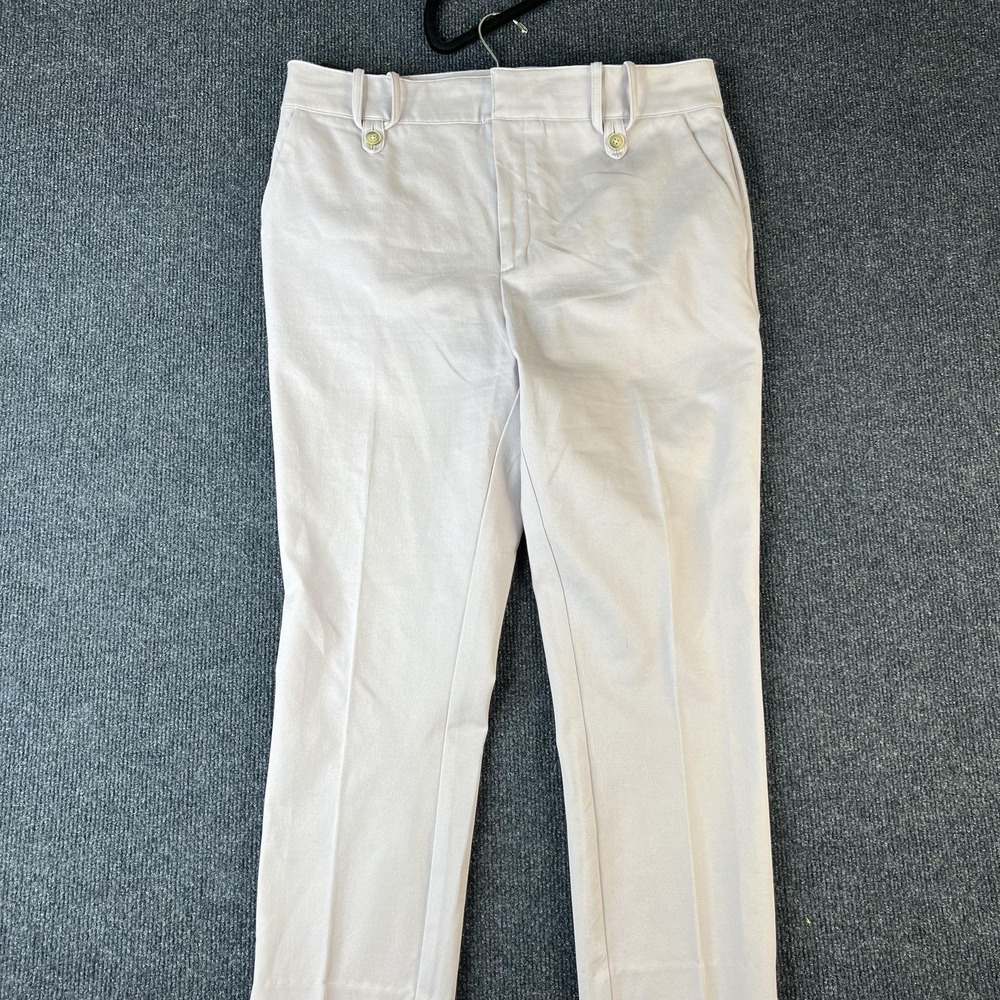 Anthropologie The Essential Slim Pants Womens 10 Light Lavender Dressy